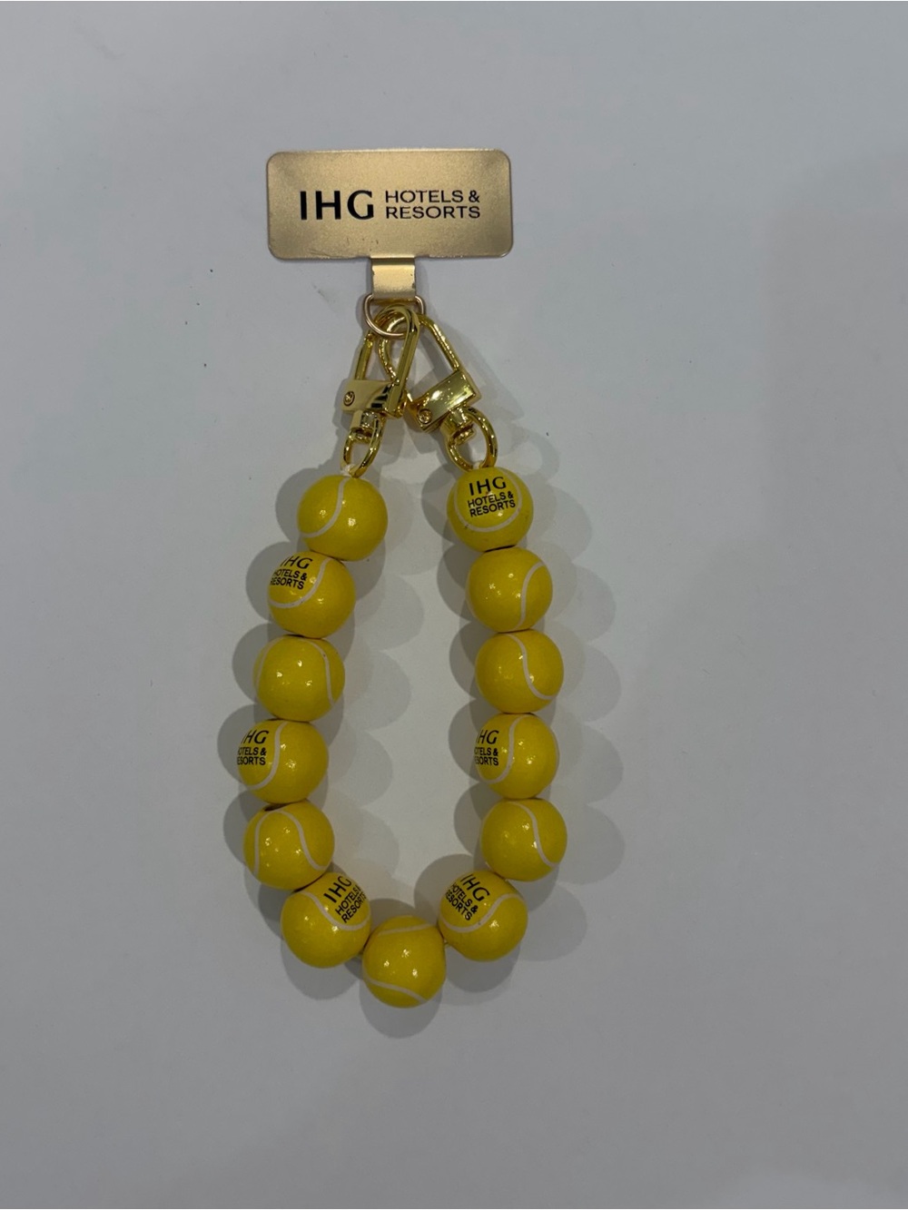 IHG Beaded Wristlet Phone Chain US Open